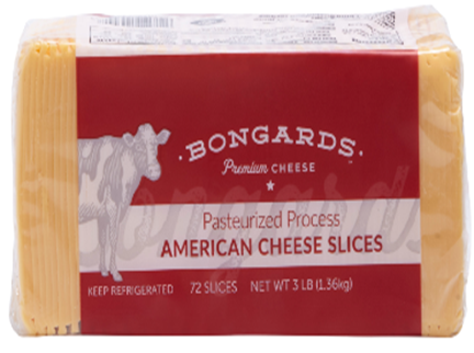 Bongard's American Cheese slices