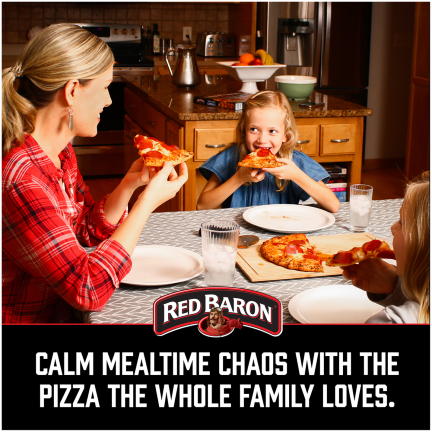 Red Baron mealtime chaos calmer ad