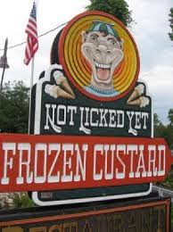 Not Licked Yet Frozen Custard logo